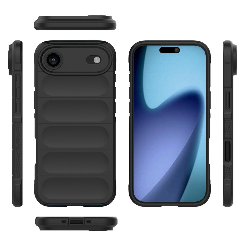 Rugg odolný gelový obal na iPhone 17 Air - černý