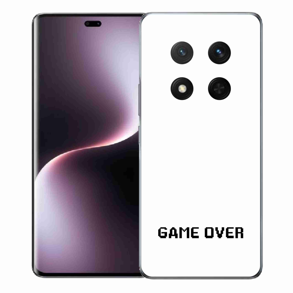 Gelový kryt mmCase na Honor Magic 7 Lite 5G - game over bílé pozadí