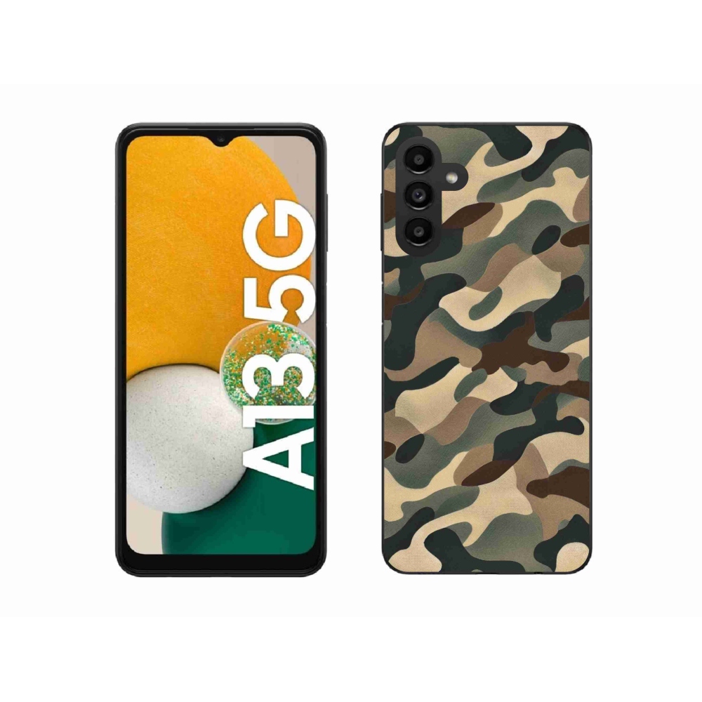Gelový kryt mmCase na Samsung Galaxy A13 5G - maskáčový vzor 11