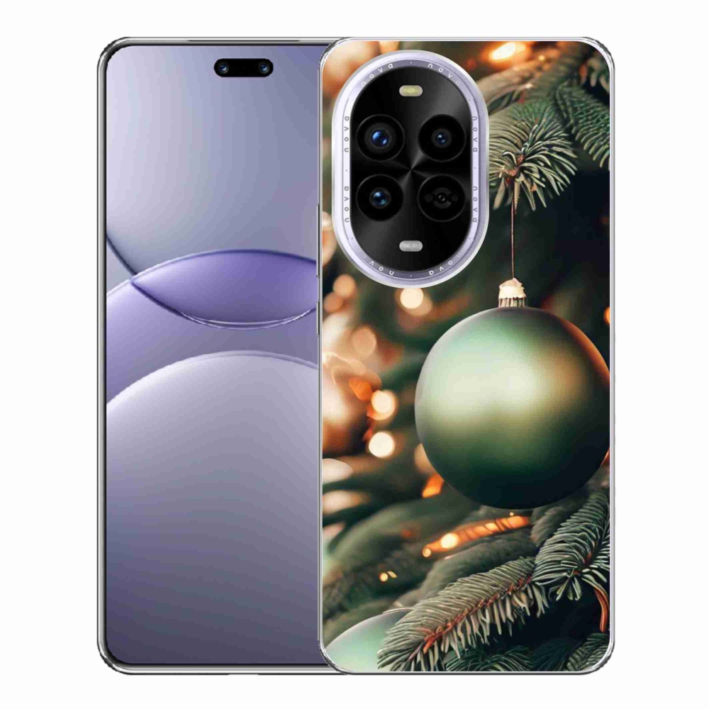 Gelový kryt mmCase na Huawei Nova 13 Pro 5G - vánoční ozdoby 1