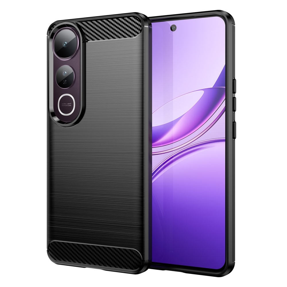 Carbon odolný gelový obal na Vivo V50 Lite 4G/5G - černý