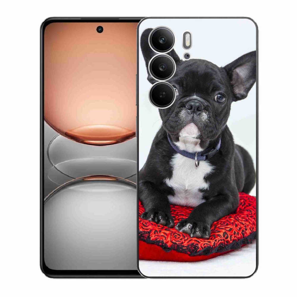 Gelový kryt mmCase na Realme C75 - buldok
