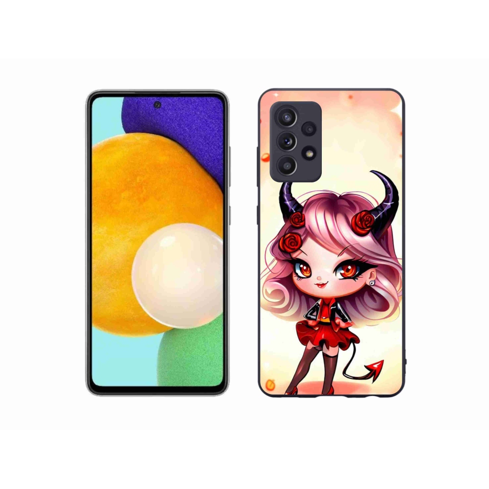 Gelový kryt mmCase na Samsung Galaxy A52/A52 5G - kreslená čertice