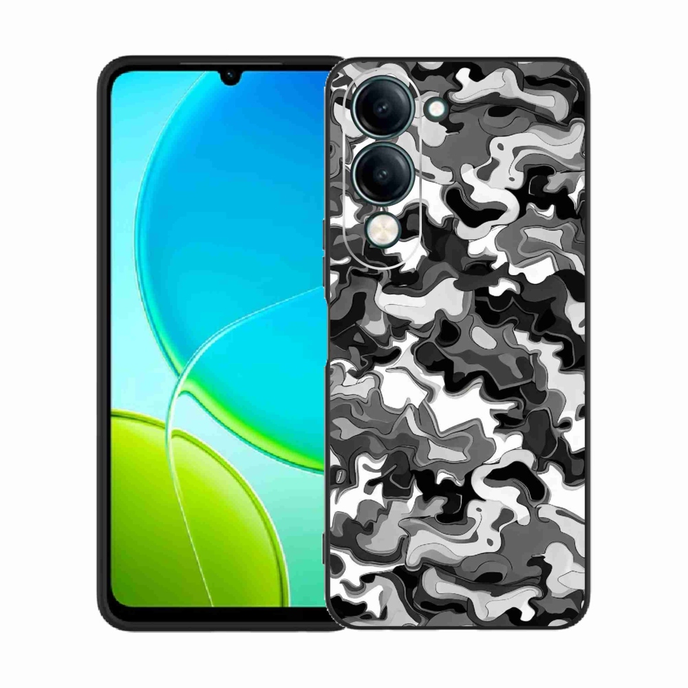 Gelový kryt mmCase na Vivo Y29s 5G - maskáčový vzor 3