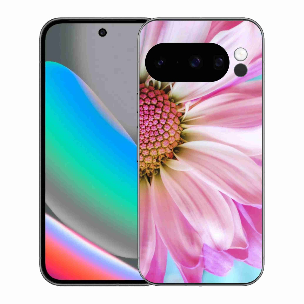 Gelový kryt mmCase na Google Pixel 10 Pro - růžová květina