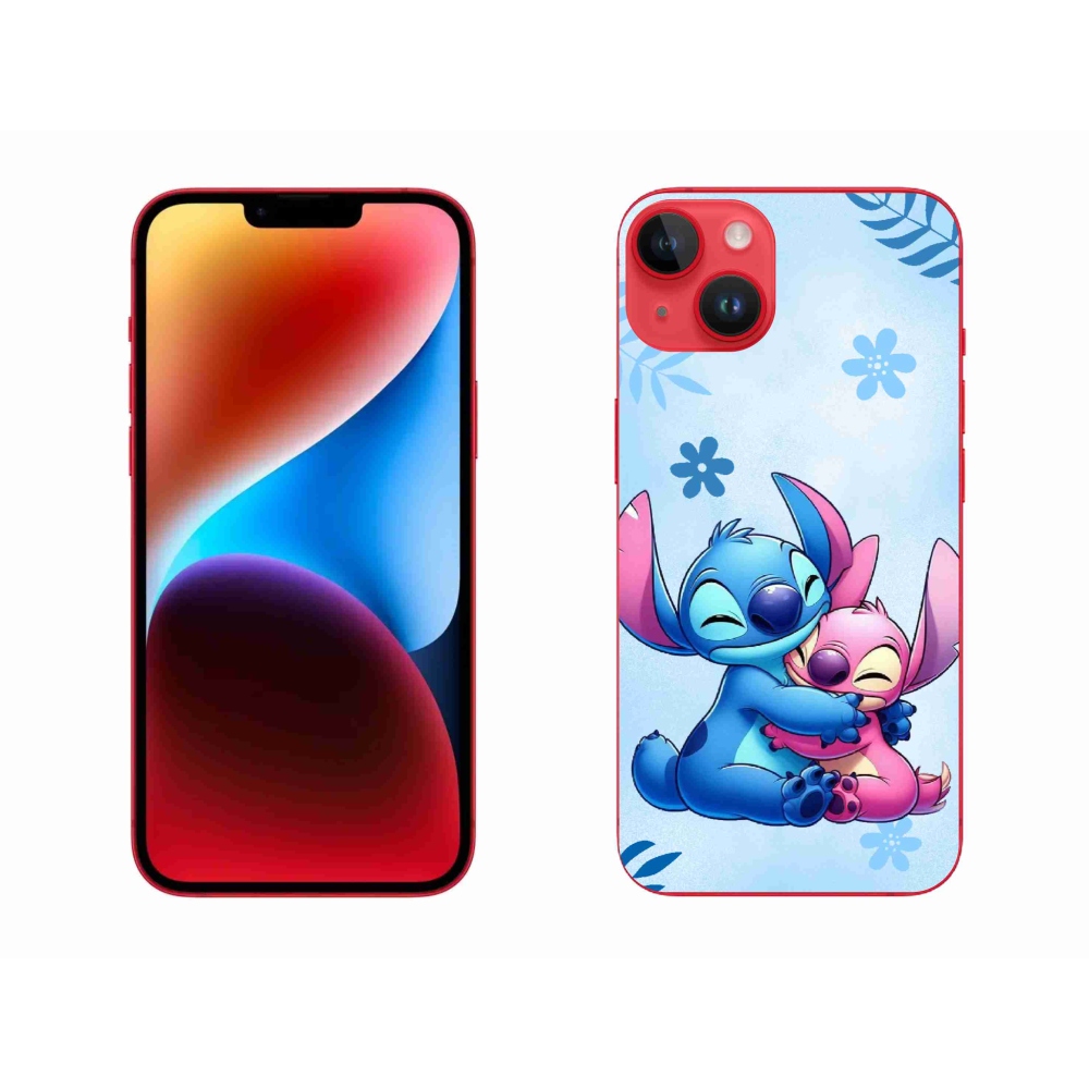 Gelový kryt mmCase na iPhone 14 Plus - stitch 1