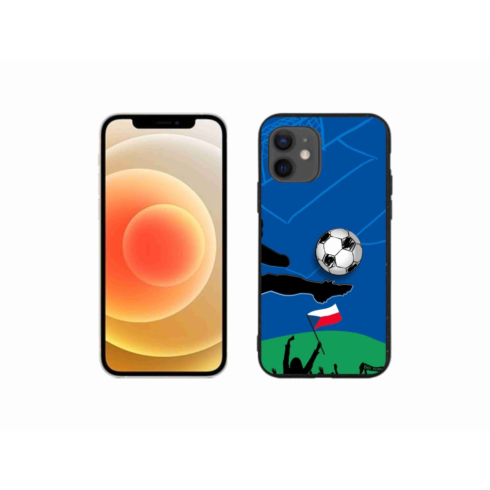 Gelový kryt mmCase na iPhone 12 mini - fanoušci fotbalu