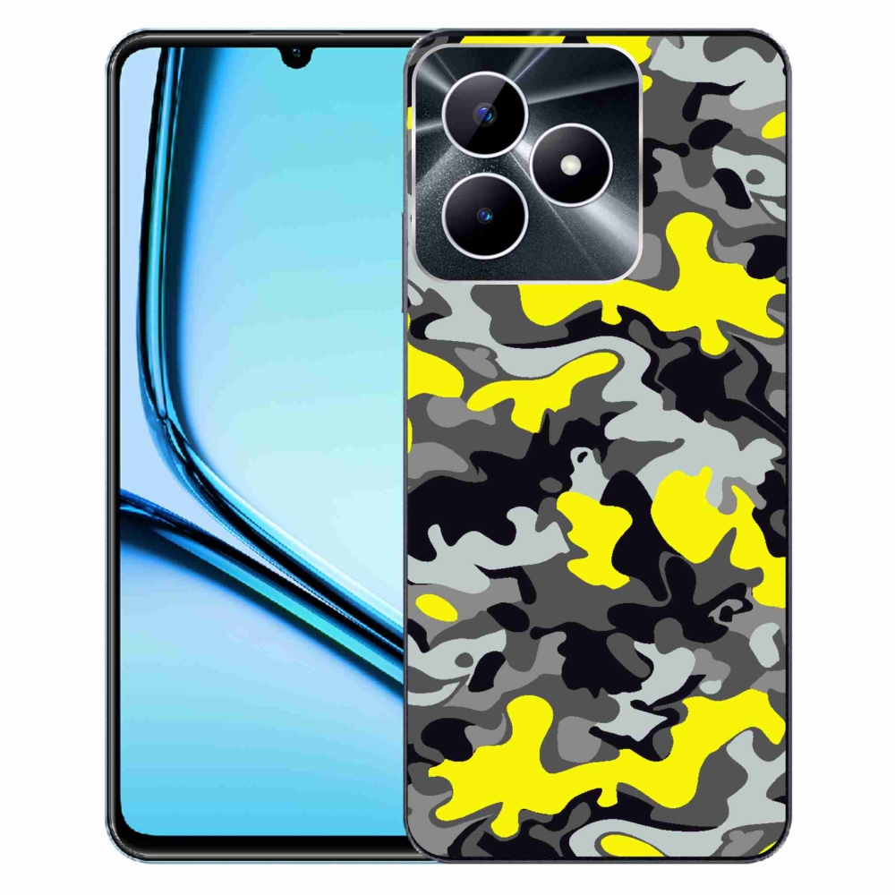 Gelový kryt mmCase na Realme Note 50 - maskáčový vzor 6