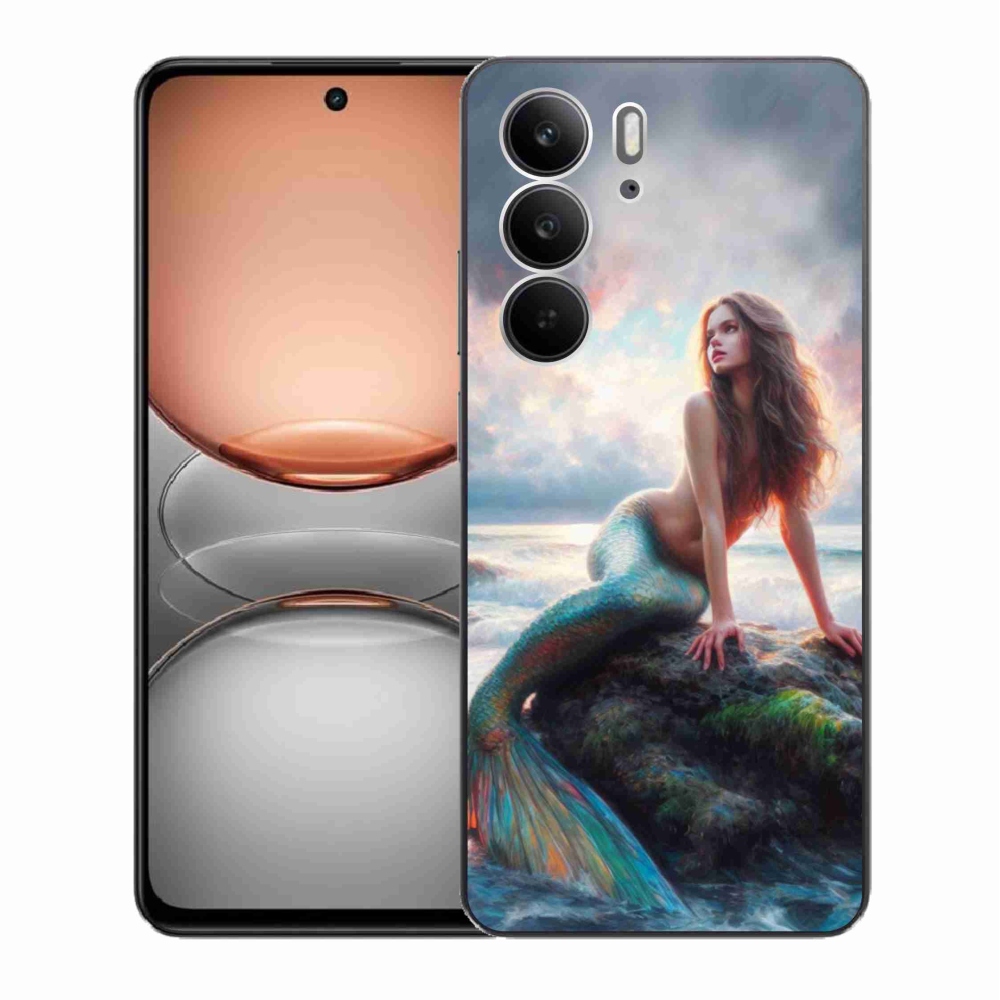 Gelový kryt mmCase na Realme C75 - mořská panna