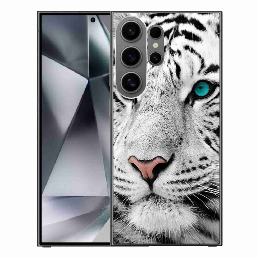 Gelový kryt mmCase na Samsung Galaxy S24 Ultra - bílý tygr