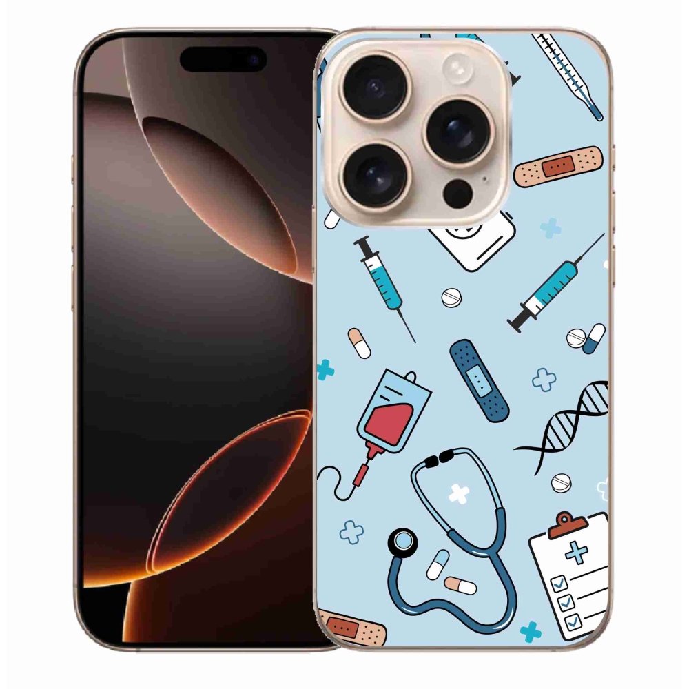 Gelový kryt mmCase na iPhone 16 Pro Max - zdravotnictví 1