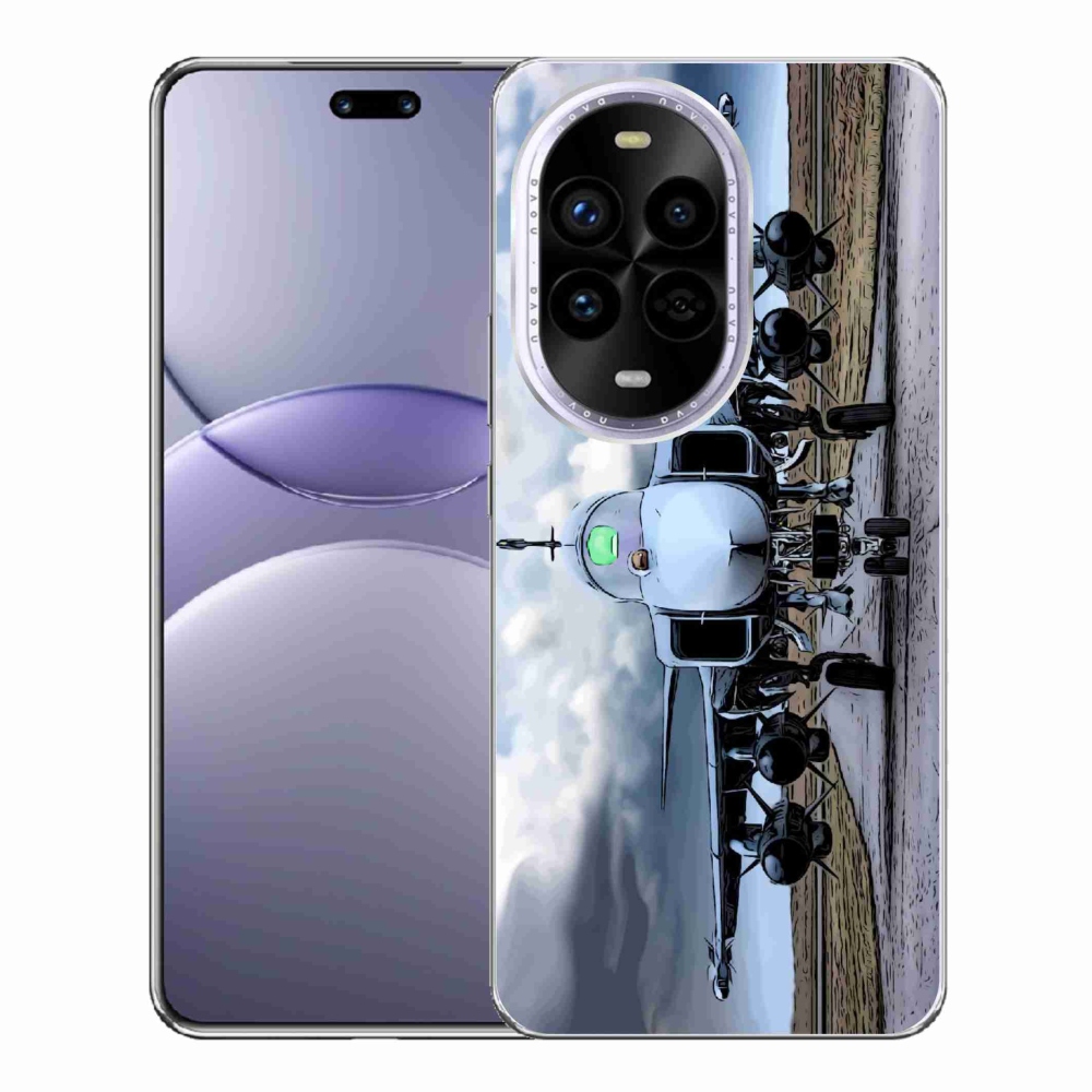 Gelový kryt mmCase na Huawei Nova 13 Pro 5G - vojenské letadlo