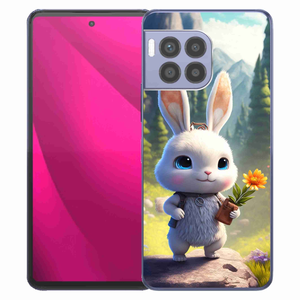 Gelový kryt mmCase na T-Mobile T Phone 2 Pro - roztomilý králíček