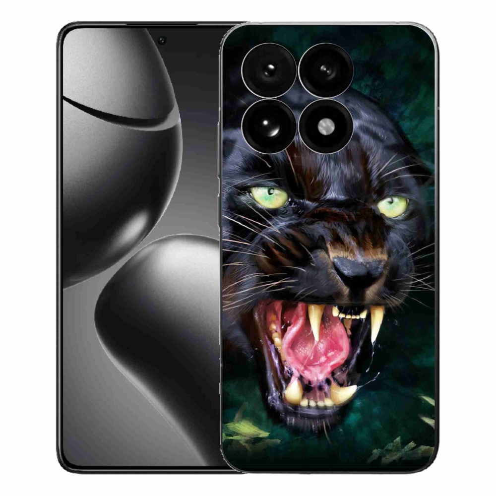 Gelový kryt mmCase na Xiaomi 15T - rozzuřený černý panter
