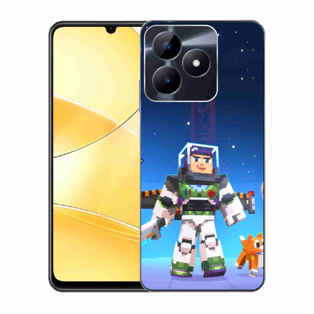 Gelový kryt mmCase na Realme C51/C53 - minecraft 2