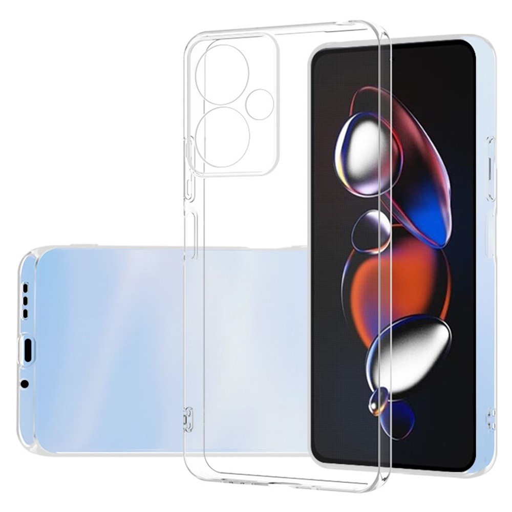 Průhledný gelový obal na Xiaomi Redmi 13C 5G - průhledný