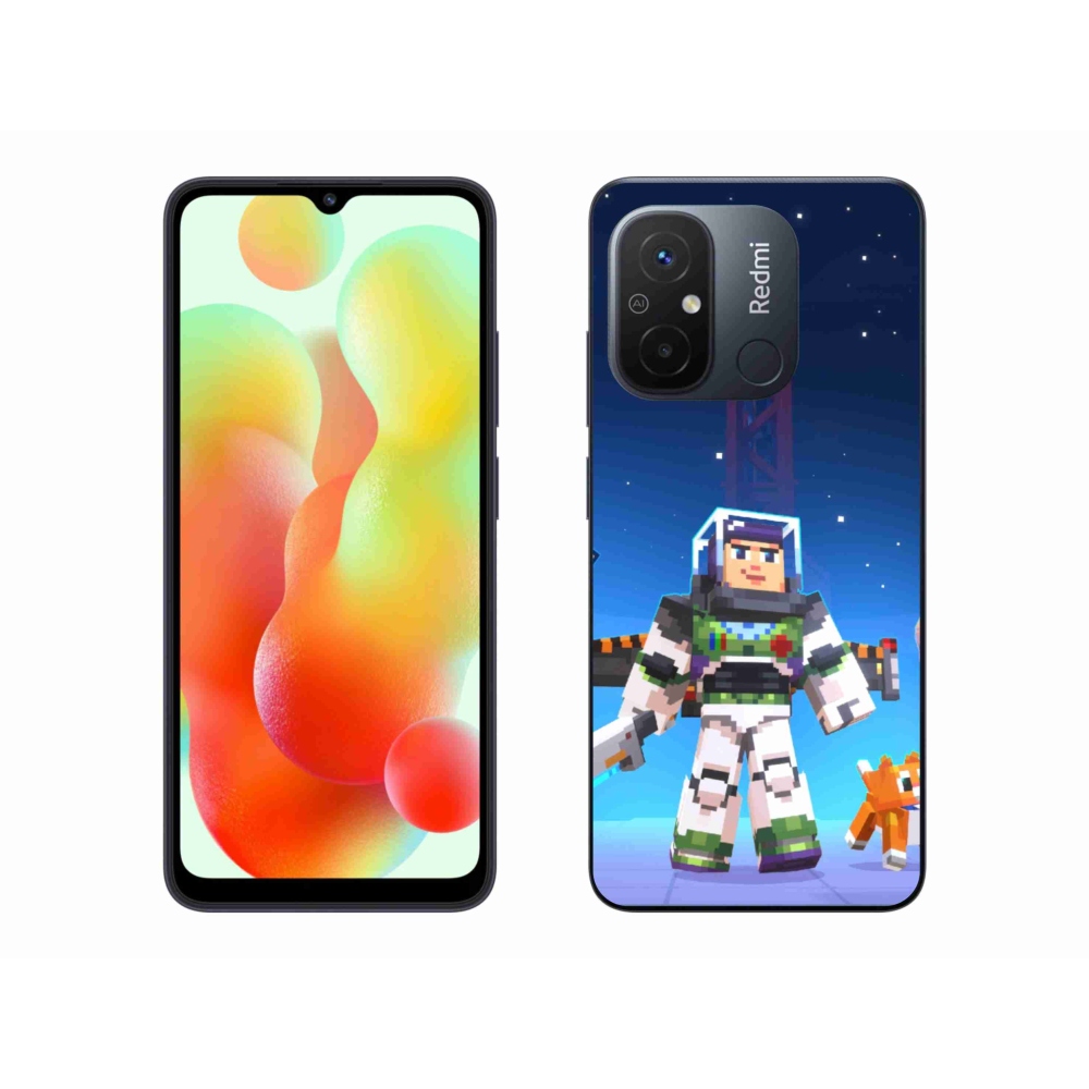 Gelový kryt mmCase na Xiaomi Redmi 12C - minecraft 2