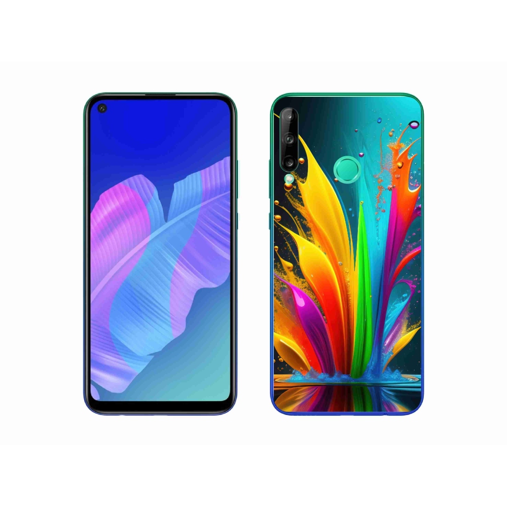 Gelový kryt mmCase na Huawei P40 Lite E - abstraktní motiv 1