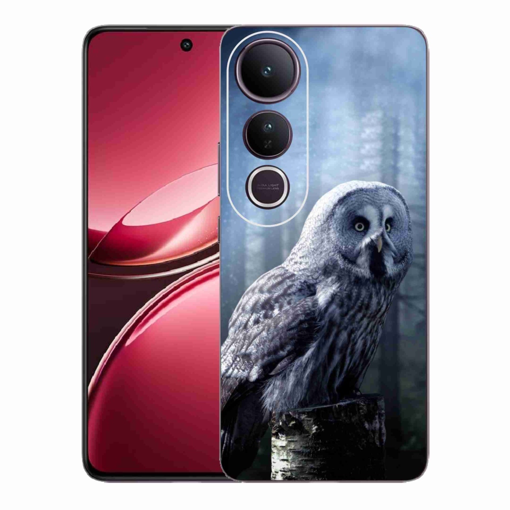 Gelový kryt mmCase na Vivo V50 Lite 4G/5G - sova