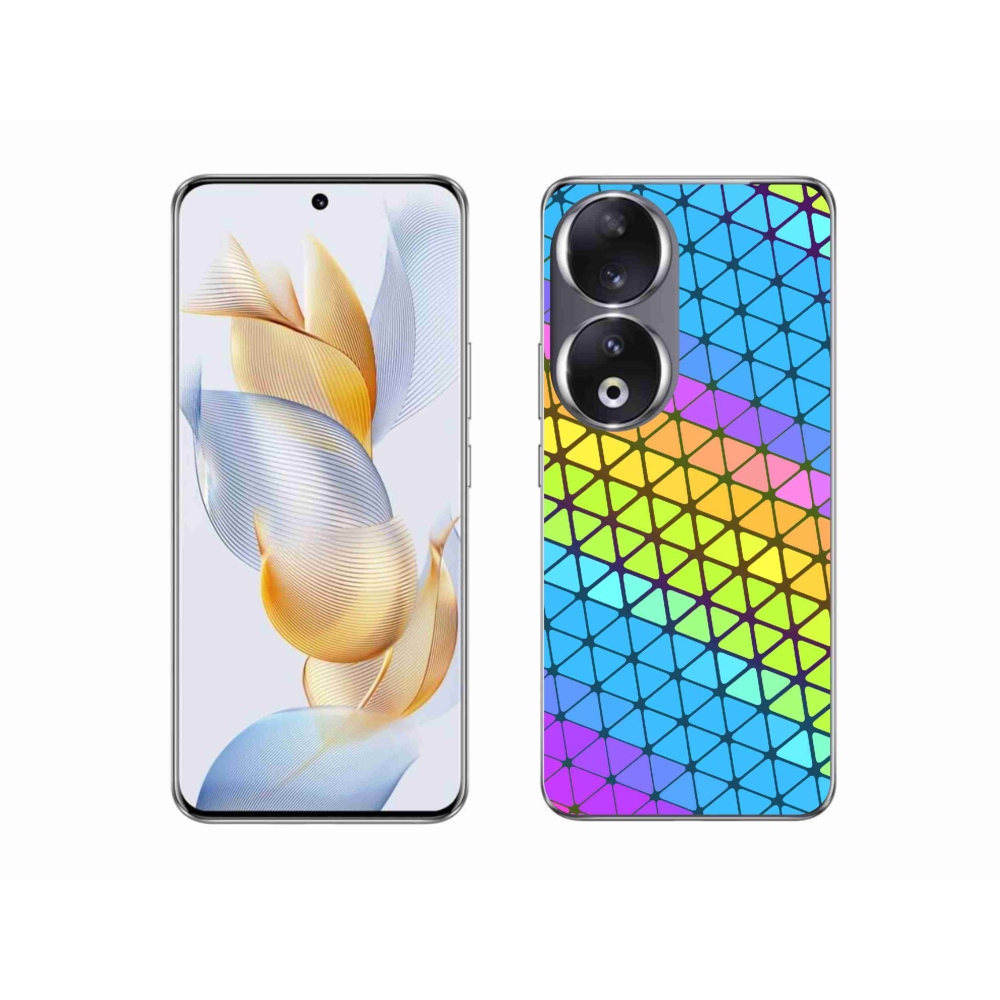 Gelový kryt mmCase na Honor 90 - abstraktní motiv 16