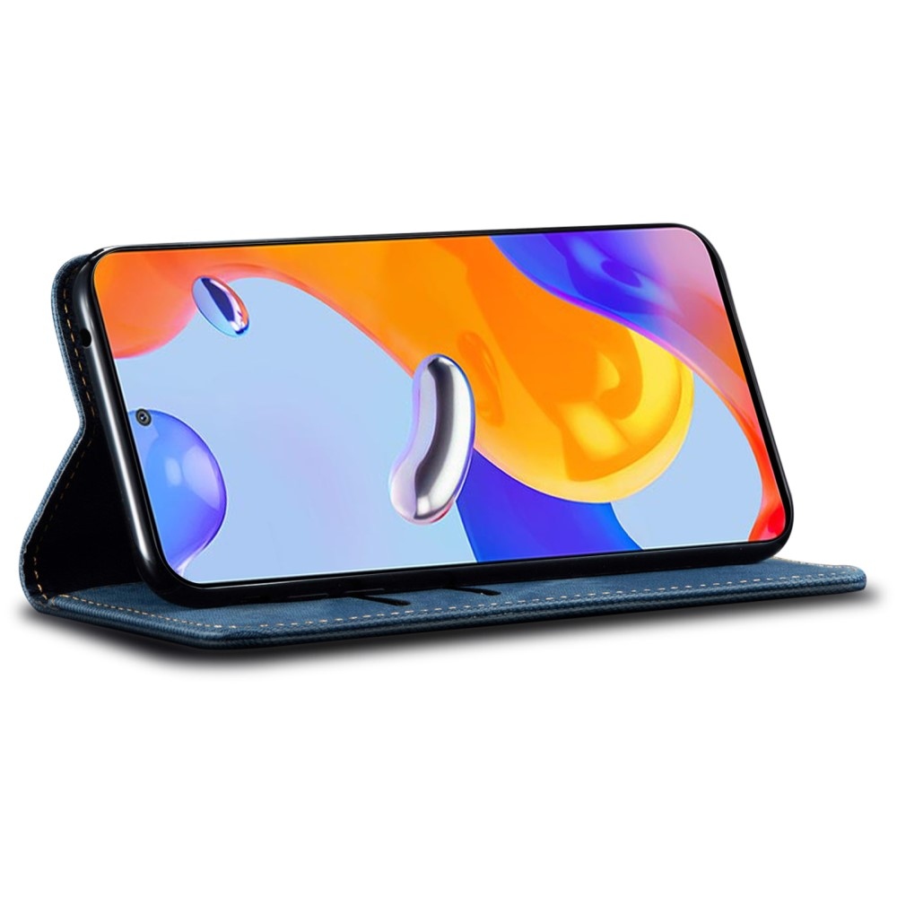 Jeanse knížkové pouzdro na Xiaomi 15 Ultra - modré