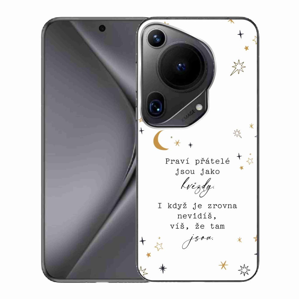 Gelový kryt mmCase na Huawei Pura 70 Ultra - citát 6 bílé pozadí