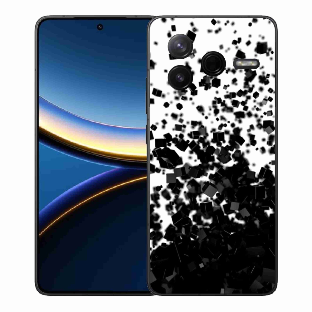 Gelový kryt mmCase na Xiaomi Poco F7 Pro - abstraktní vzor 1