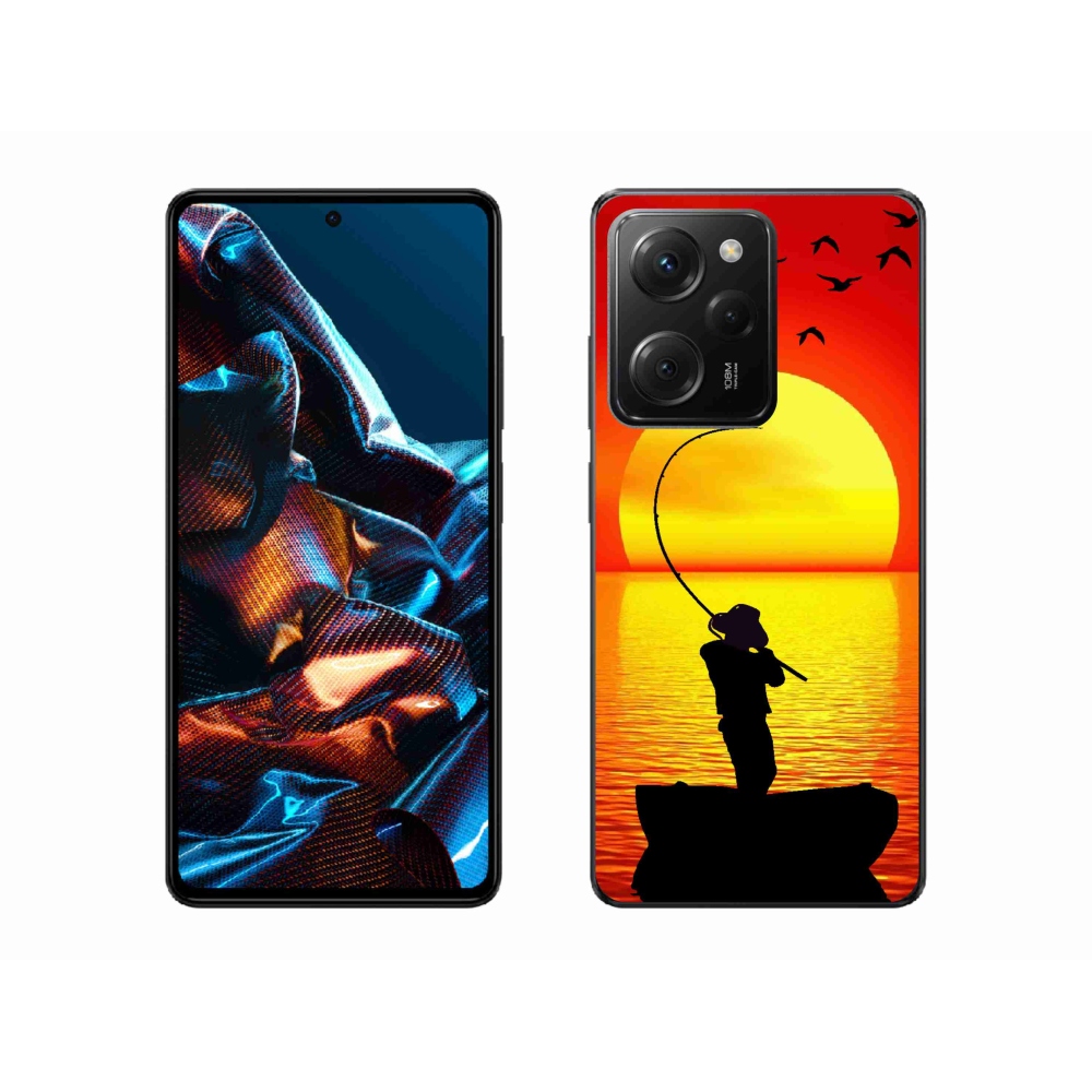 Gelový kryt mmCase na Xiaomi Poco X5 Pro 5G - rybaření