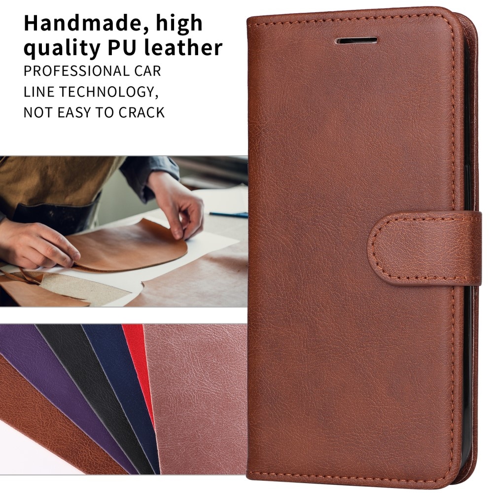 Wallet knížkové pouzdro na Xiaomi Redmi A5 (173.45x79.35x8.45mm) - hnědé