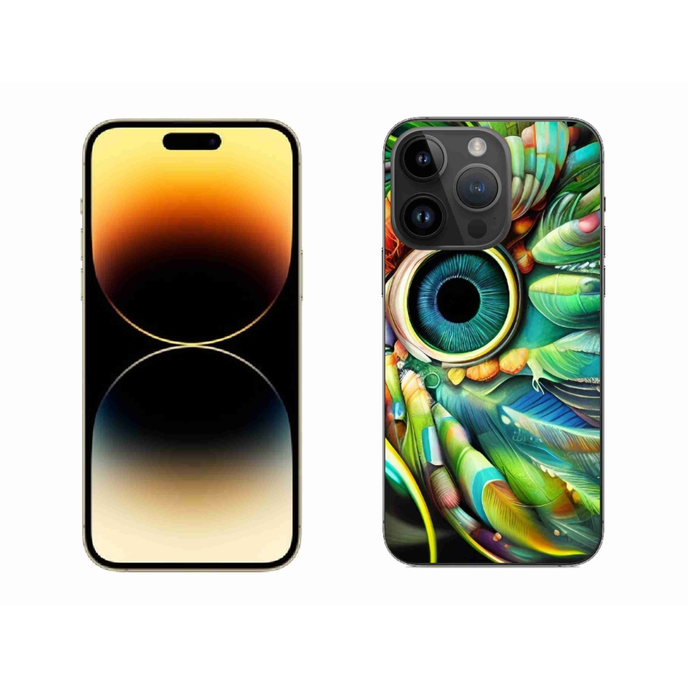 Gelový kryt mmCase na iPhone 14 Pro Max - abstraktní motiv 18