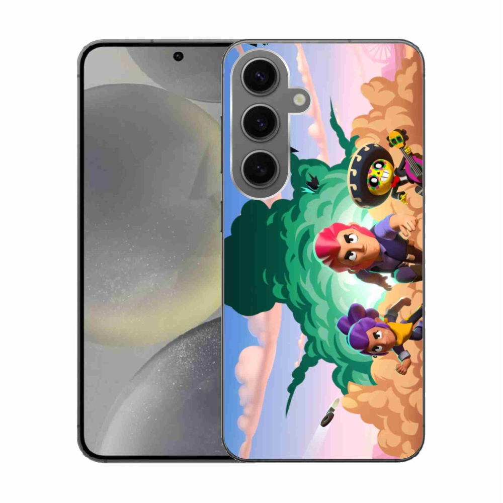 Gelový kryt mmCase na Samsung Galaxy S24 - brawl stars