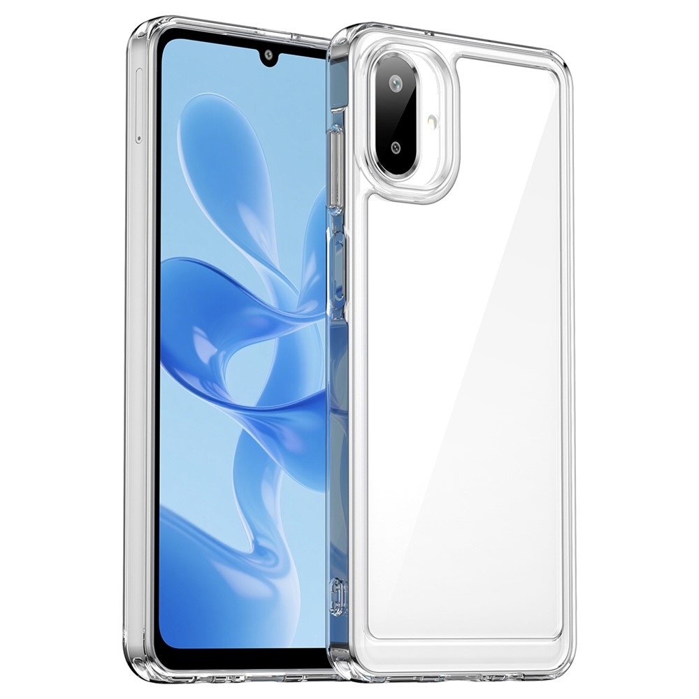 Gelový obal s pevnými zády na Samsung Galaxy A07 4G - průhledný