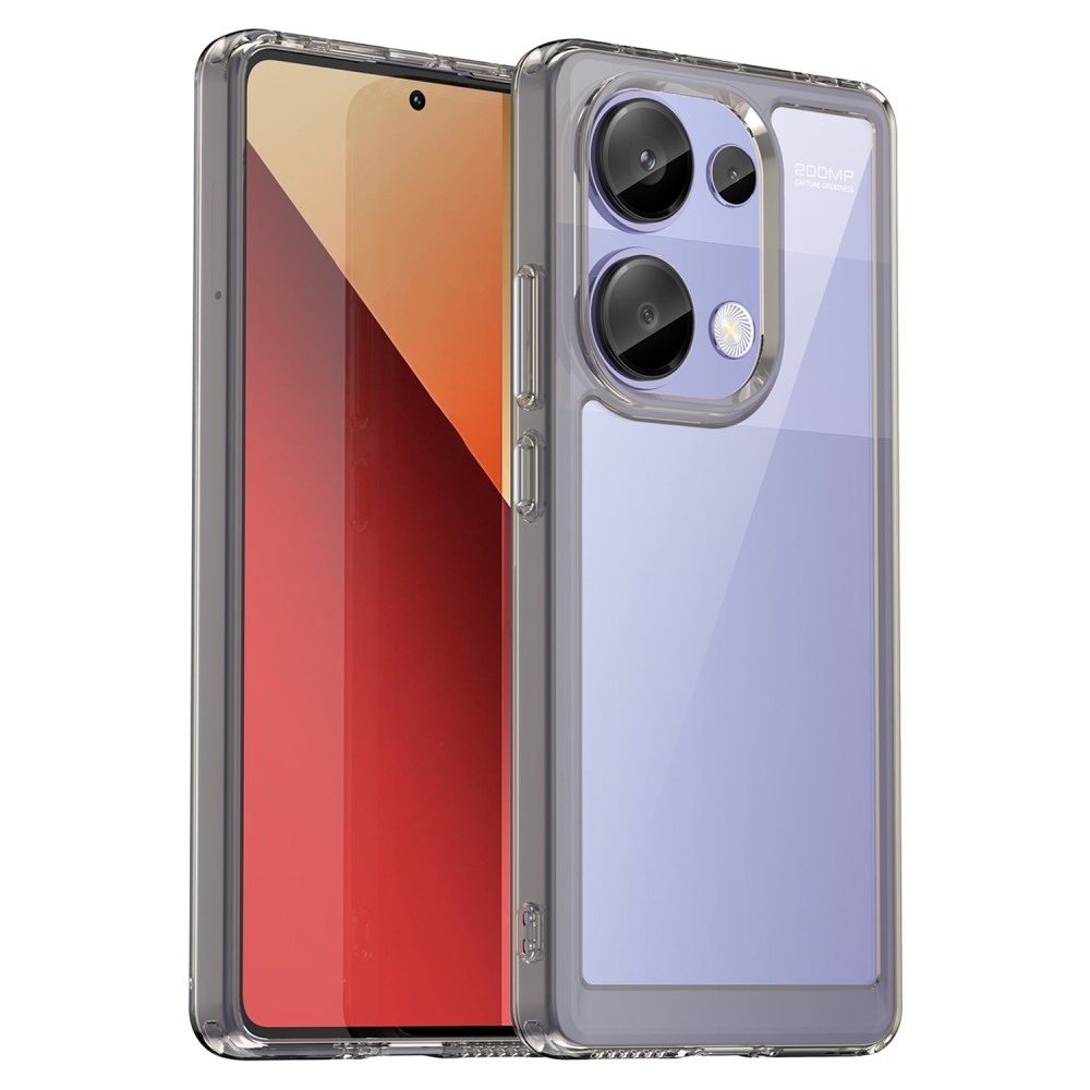 Gelový obal s pevnými zády pro Xiaomi Redmi Note 13 Pro 4G/Poco M6 Pro - šedý