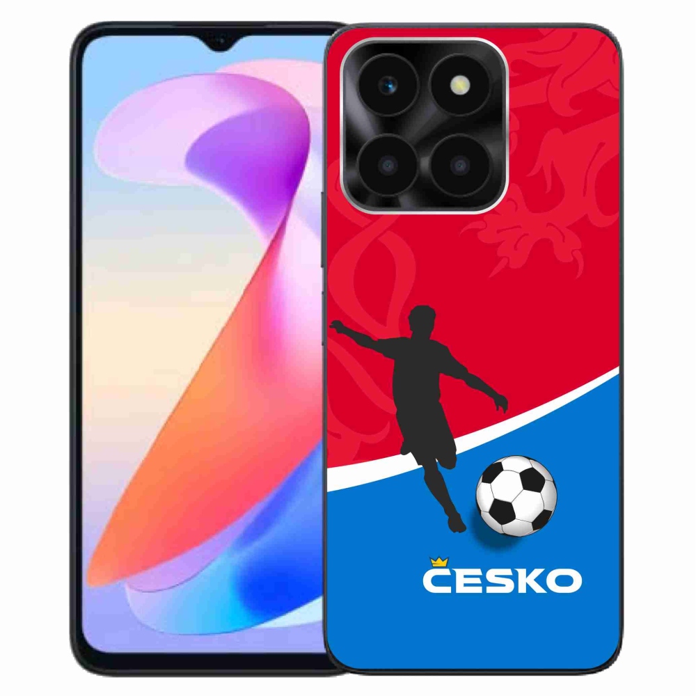Gelový kryt mmCase na Honor X6a - fotbal Česko