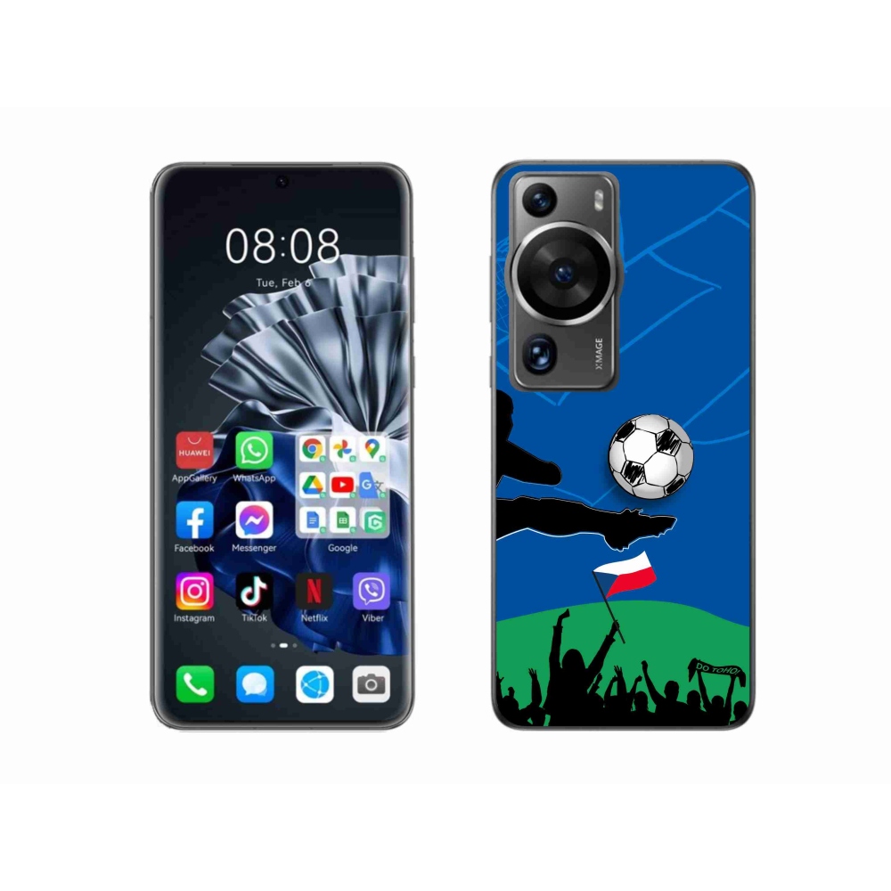 Gelový kryt mmCase na Huawei P60 Pro - fanoušci fotbalu