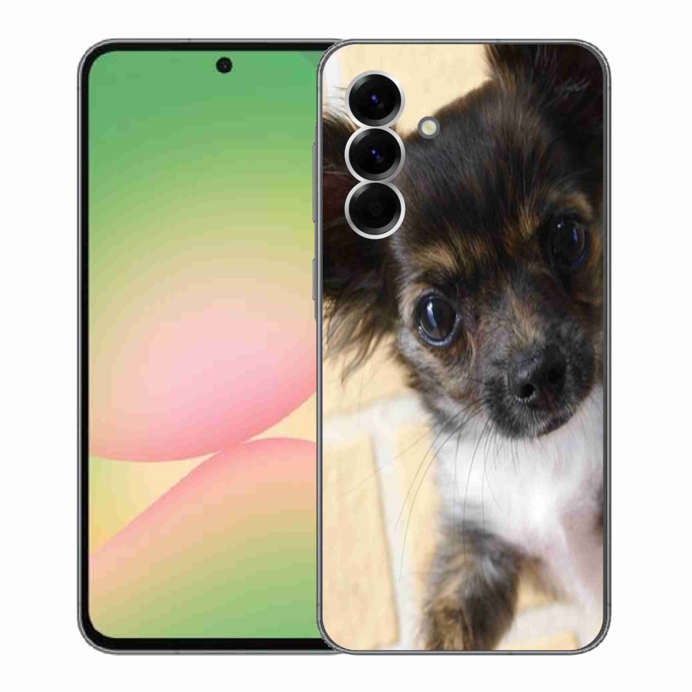 Gelový kryt mmCase na Samsung Galaxy A56 5G - čivava 2