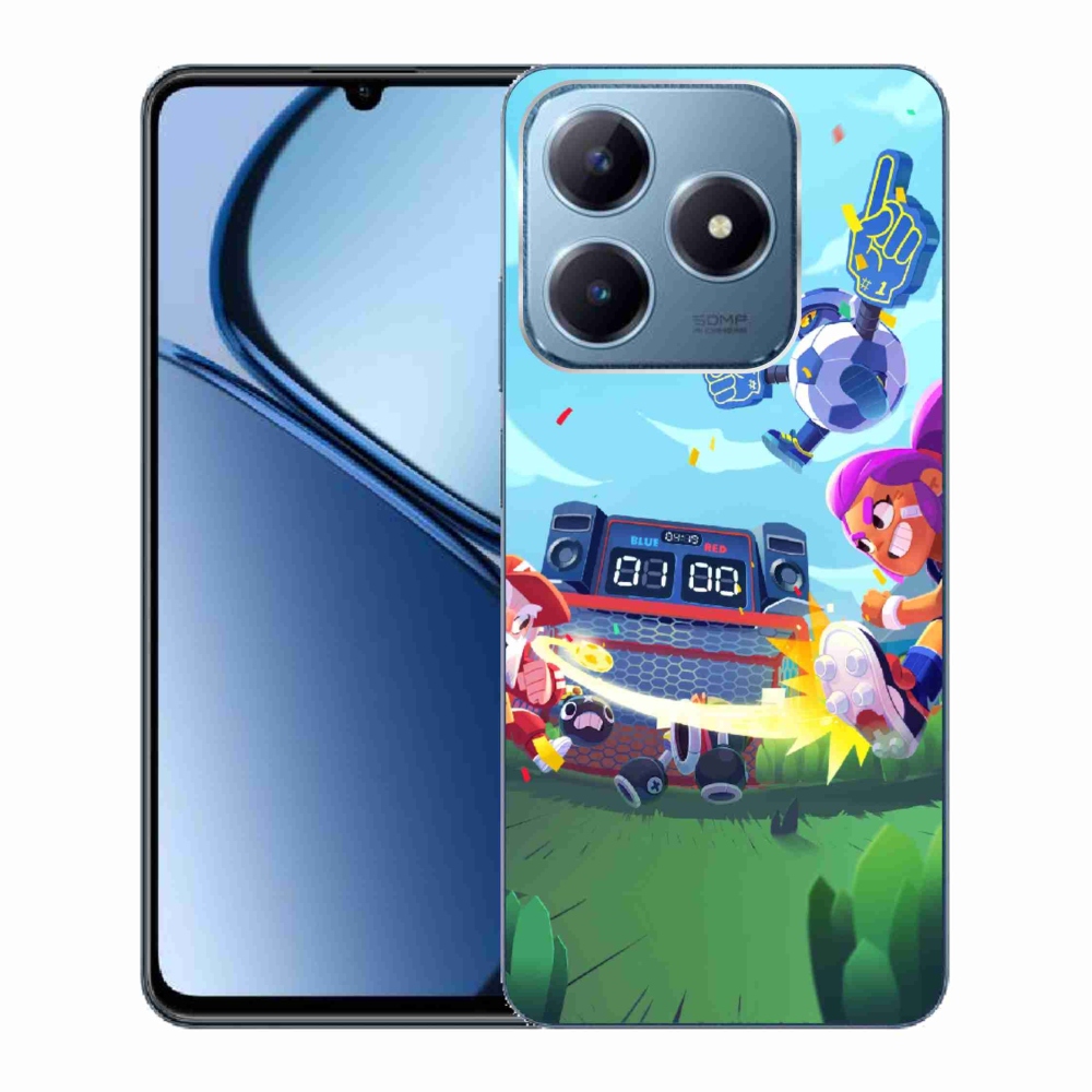 Gelový kryt mmCase na Realme C63 - brawl stars 1