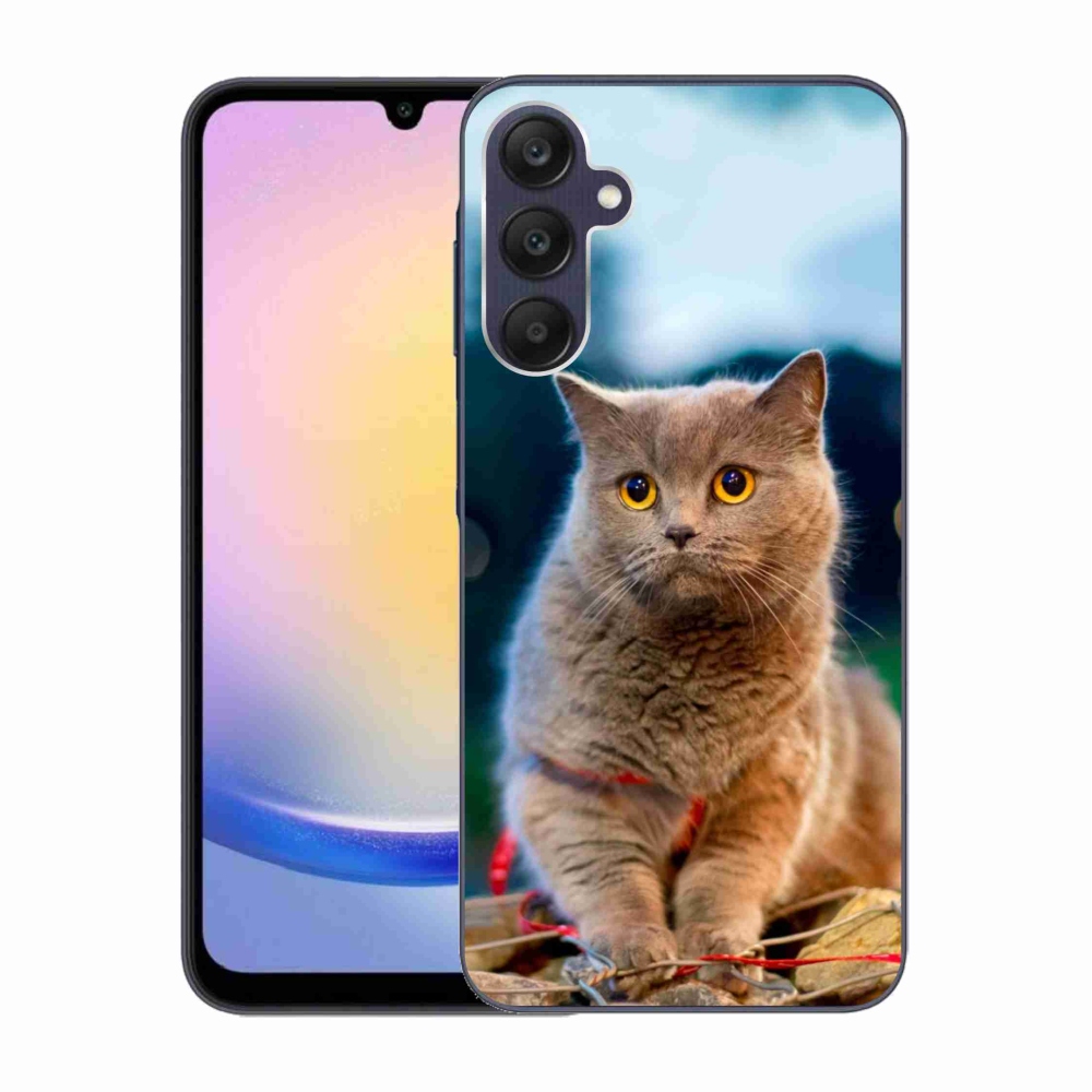 Gelový kryt mmCase na Samsung Galaxy A25 5G - britská modrá 2