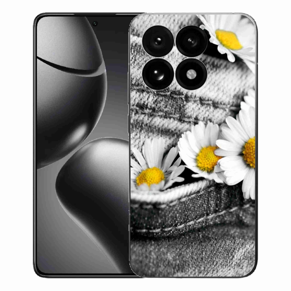 Gelový kryt mmCase na Xiaomi 15T - kopretiny