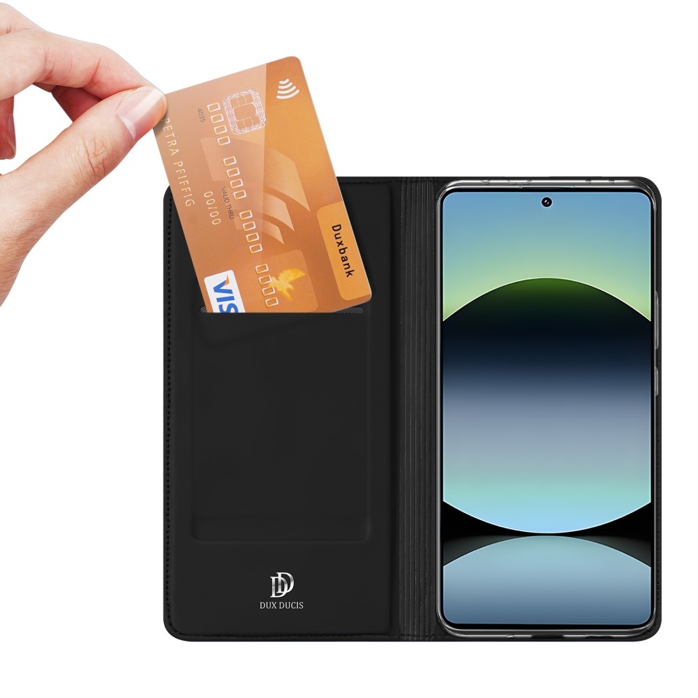 DUX knížkové pouzdro na Xiaomi Redmi Note 14S - černé