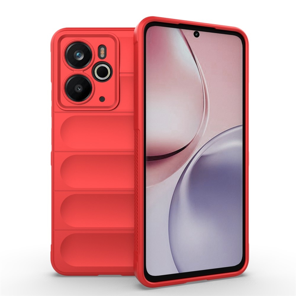 Rugg odolný gelový obal na Realme 14 5G - červený