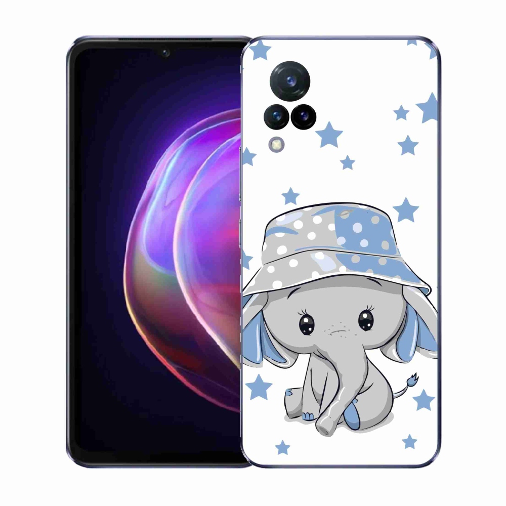 Gelový kryt mmCase na Vivo V21 4G/5G - modrý slon