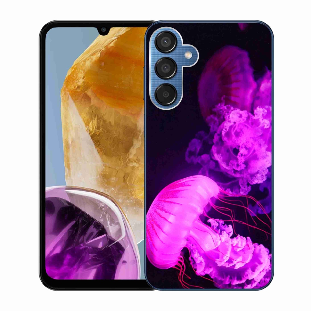 Gelový kryt mmCase na Samsung Galaxy M15 5G - medúza 1