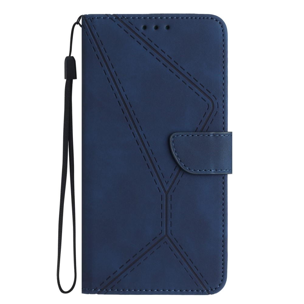 Linesy knížkové pouzdro na Xiaomi Redmi A5 (171.7x77.8x8.3mm) - modré