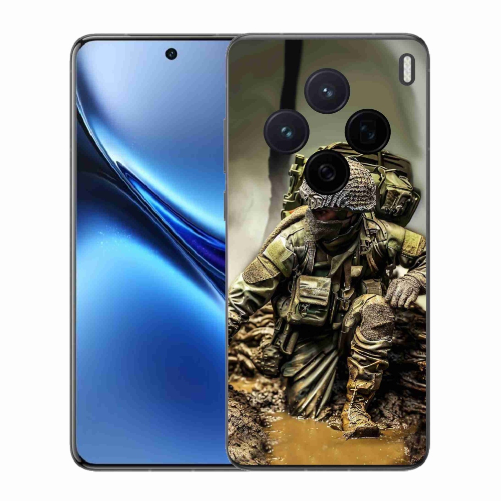 Gelový kryt mmCase na Vivo X200 5G - voják