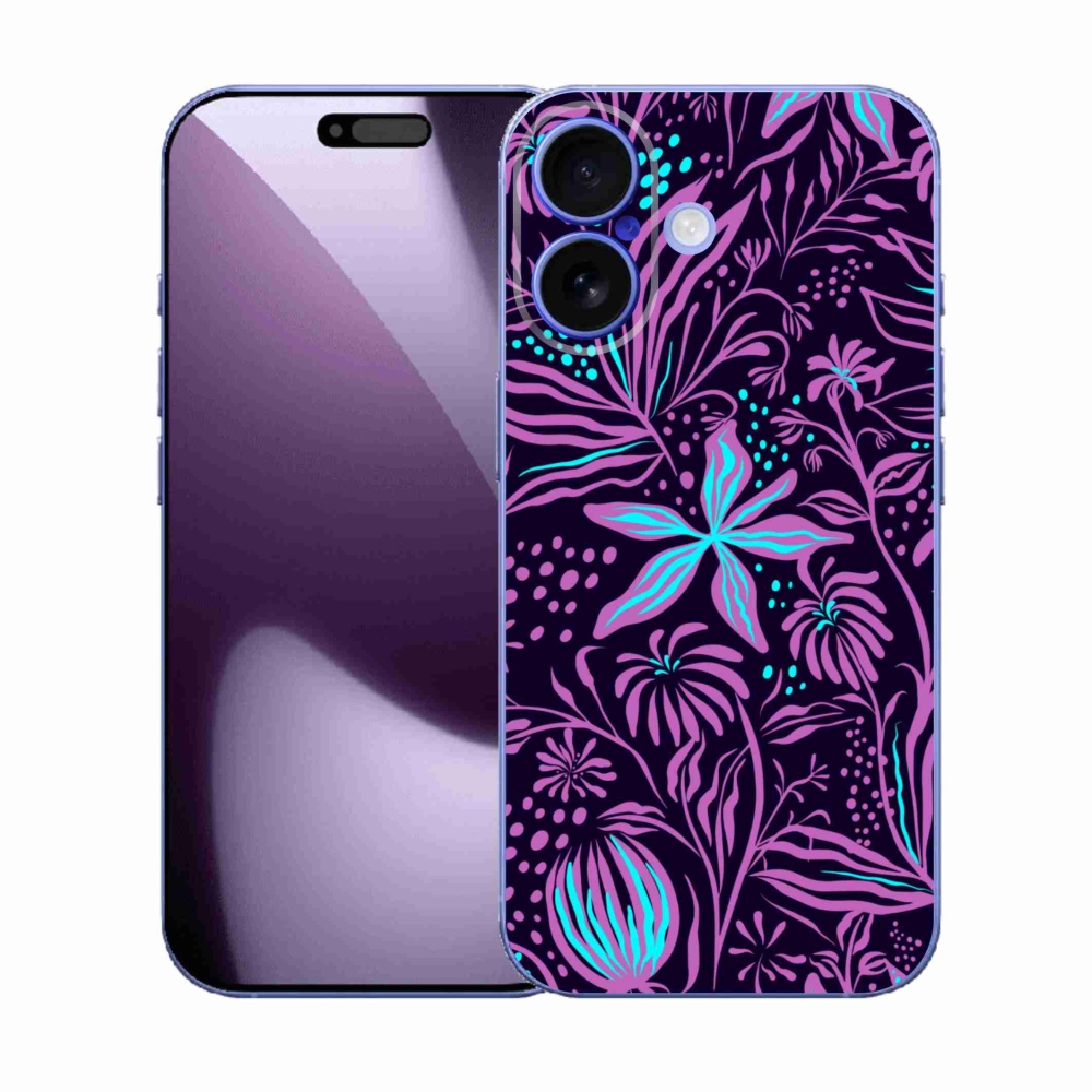 Gelový kryt mmCase na iPhone 17 - květiny 2