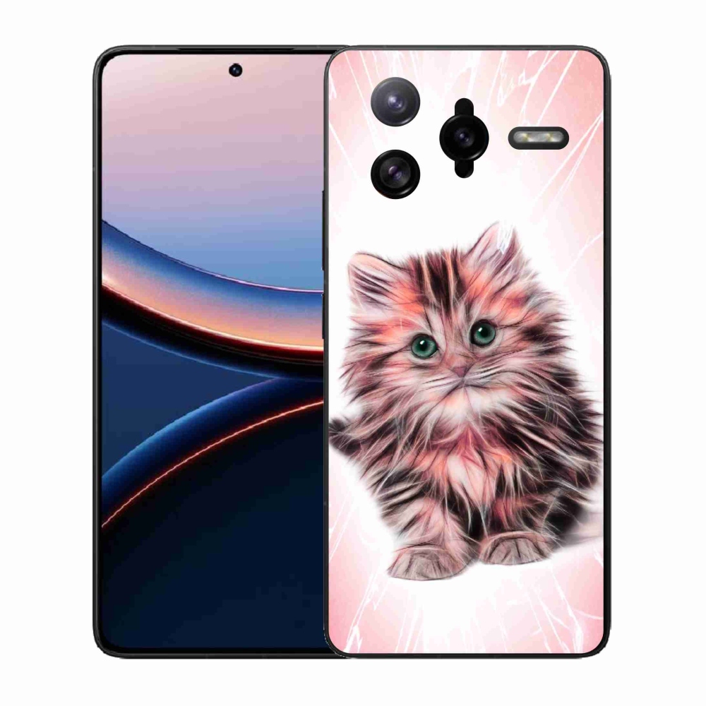 Gelový kryt mmCase na Xiaomi Poco F7 Ultra - roztomilé kotě