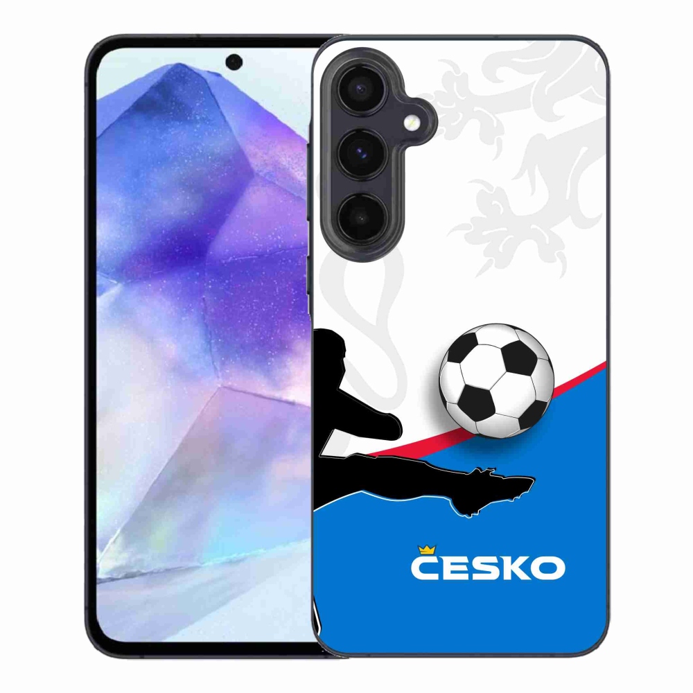 Gelový kryt mmCase na Samsung Galaxy A55 5G - fotbal Česko 3