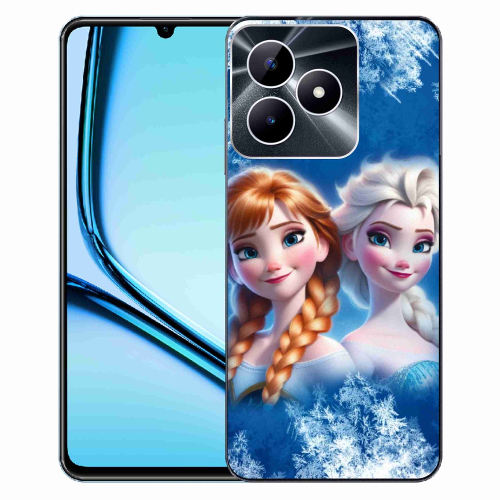 Gelový kryt mmCase na Realme Note 50 - ledové království 2