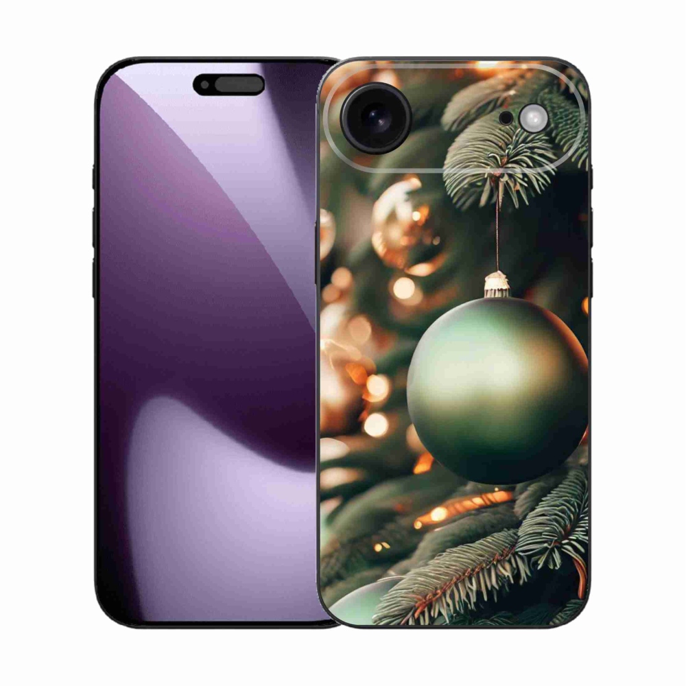 Gelový kryt mmCase na iPhone 17 Air - vánoční ozdoby 1